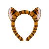 Animal Tigre Costumes Tigre Ears Headband Tail Bowtie Animal Fancy Costume Kits Halloween Cosplay Party Accessories