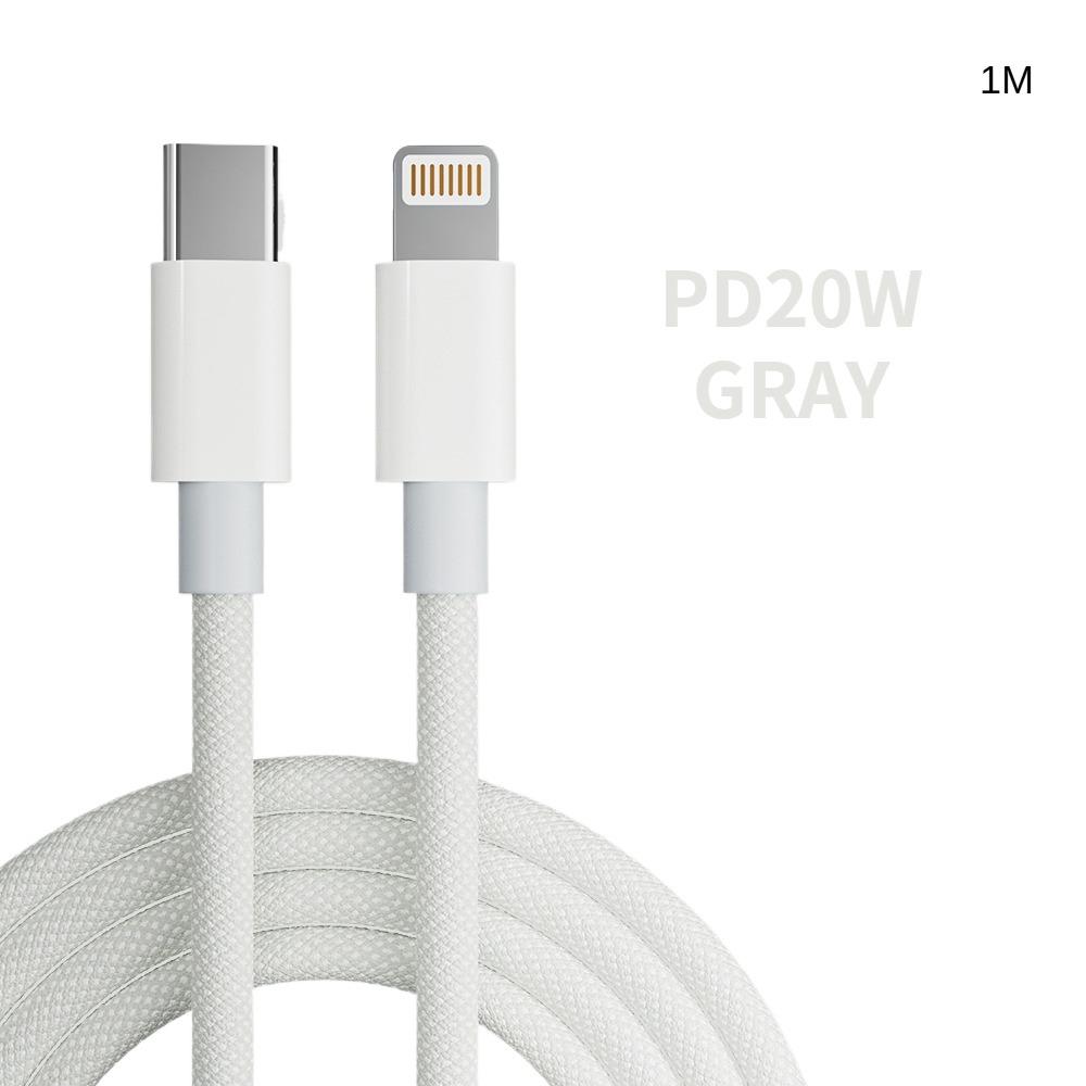 Кабель для передачи данных для iPhone 13 PD20W, плетеный кабель для быстрой зарядки типа c, подходит для зарядных кабелей Samsung IPhone13 14promax