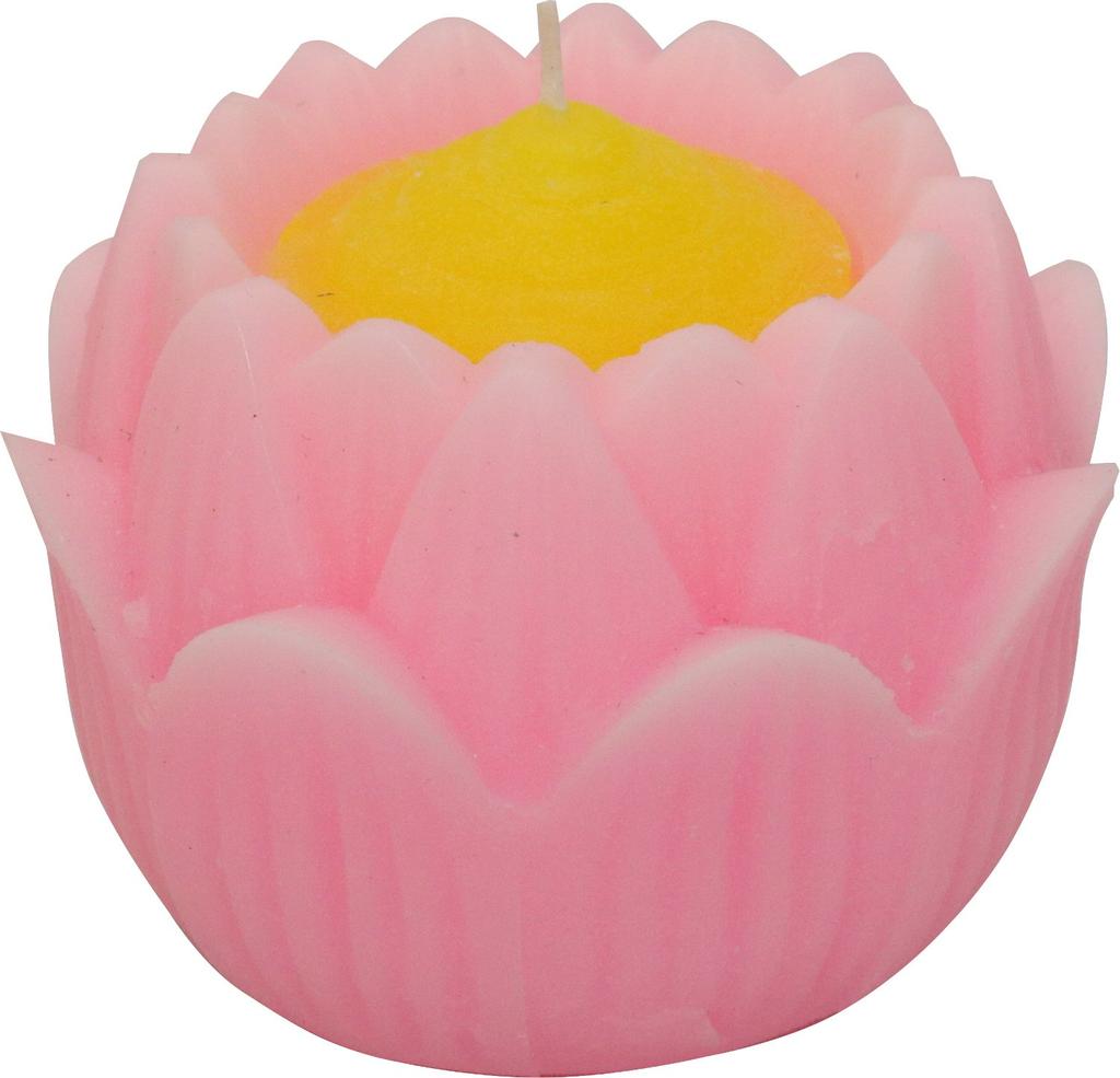 Nihon Candle Lotus Candle (Single Item) Pink