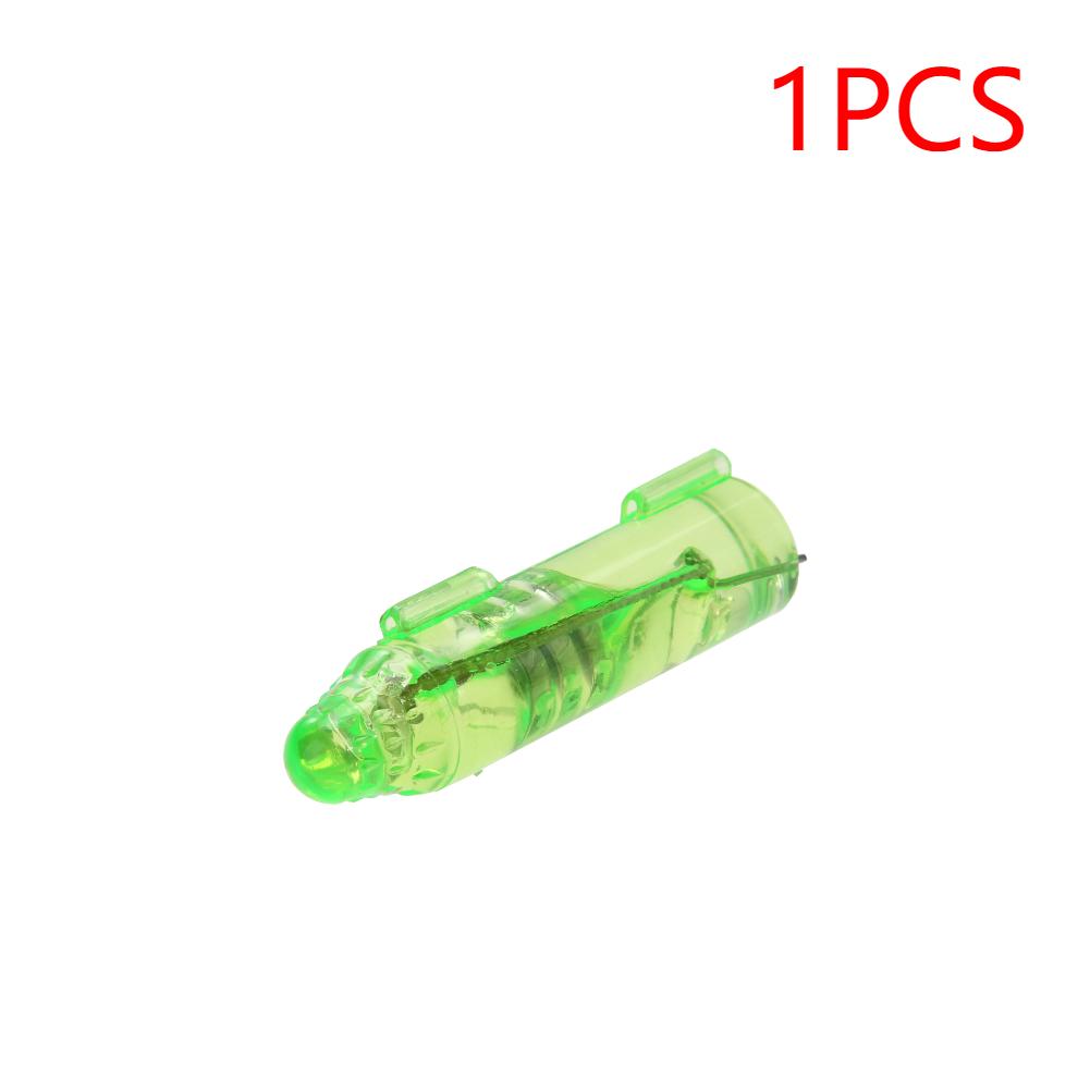 1-5PCS LED Attracting Fish Light Elongated Shape Fishing Lure Light Underwater Fishing Squid Fishing Bait Luminous Lures Tools
