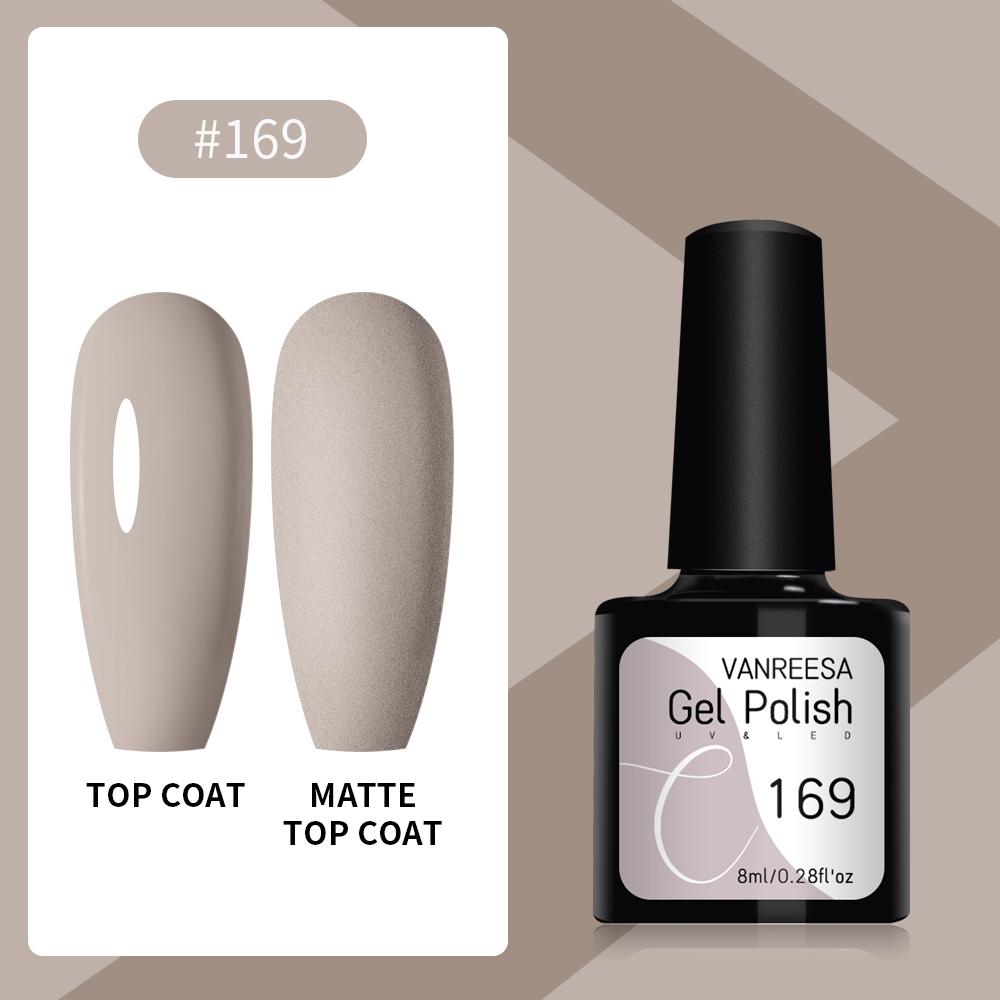 VANREESA Набор гелей для ногтей 111 цветов Гель-лак для ногтей Soak Off Базовое покрытие Верхнее покрытие Маникюр для ногтей УФ-светодиодный полуперманентный лак Стойкий гель для дизайна ногтей