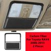 Углеродное волокно Автомобильный центр Панель управления Руль Декоративная крышка Наклейка Наклейка для Toyota RAV4 Внутренняя часть автомобиля
