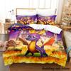 Коллекция постельного белья Spyro Reignited Trilogy Односпальная, Полуторная, Двуспальная, Евро, King Size Коллекция для спальни Взрослый Ребенок Пододеяльники Коллекции Аниме Игра