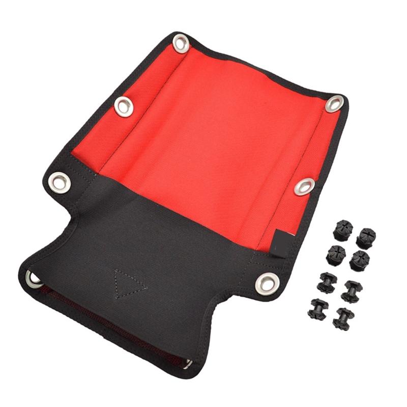 Heavy Duty Nylons Diving Harness Back Plate Pad Scubas Diving Backplate Pad Professional Soft Diving Back Cushions