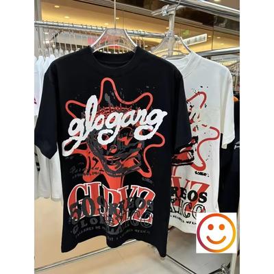 2024 Glo Gang Glo Gang Boyz Worldwide Tee для мужчин и женщин, высококачественная уличная хип-хоп-граффити-готическая футболка