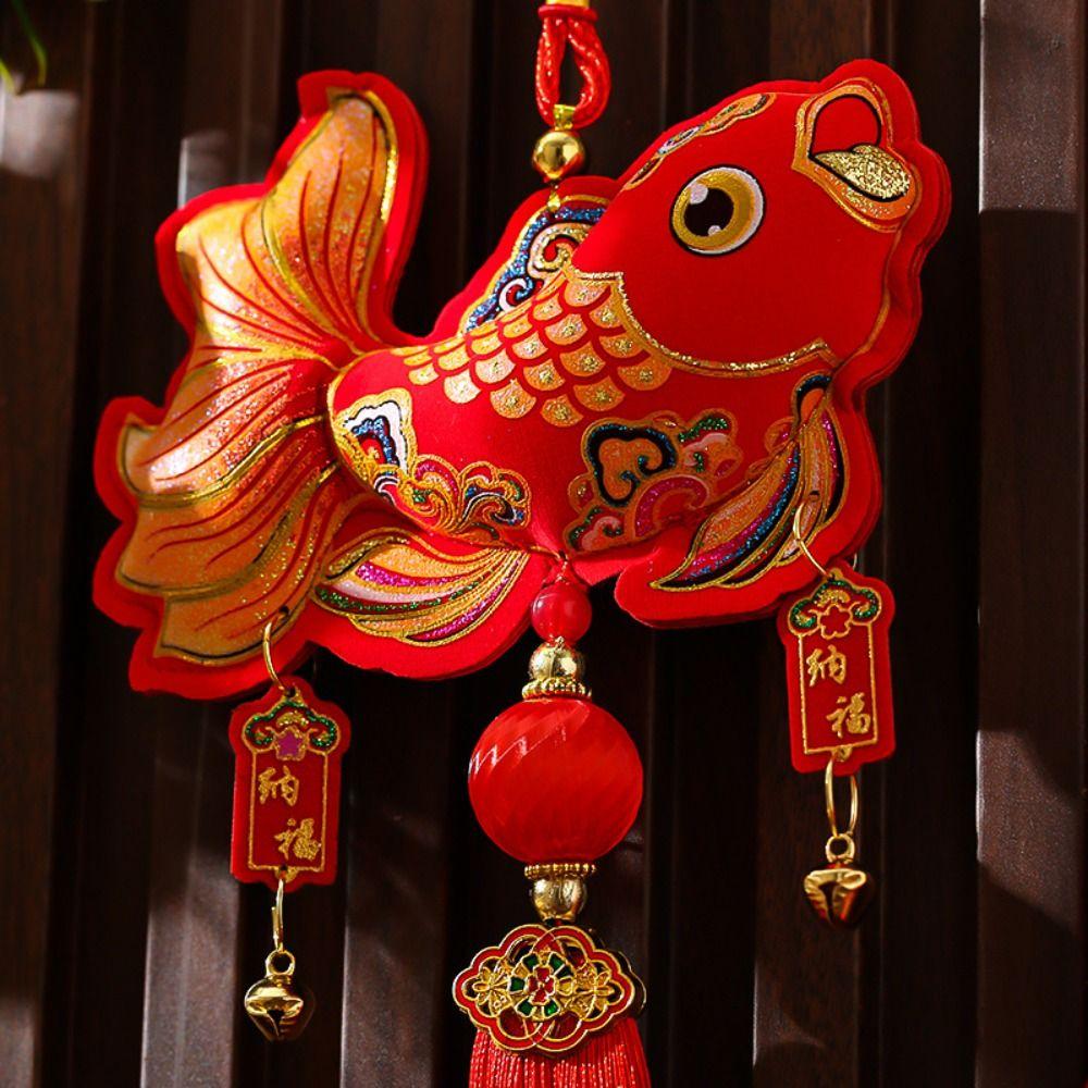Best Wishes Chinese New Year Pendants Good Fortune New Year Hanging Ornaments Living Room