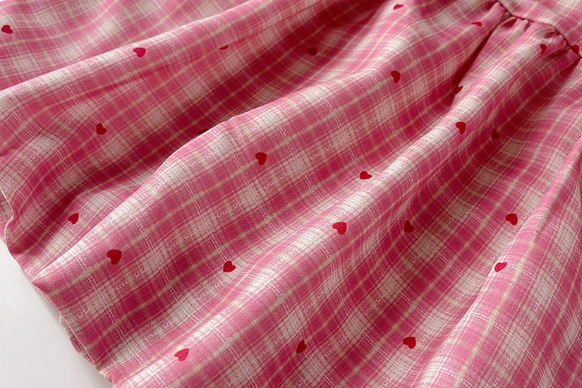 Летнее платье с французскими пышными рукавами для девочек 0-5 лет