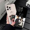 A-Атака Титанов Микаса Мягкий Чехол для Телефона для iPhone 16 16E 17 Air 15 Pro Max 14 Plus 13 Mini 11 12 7 Черный Чехол Задняя Панель