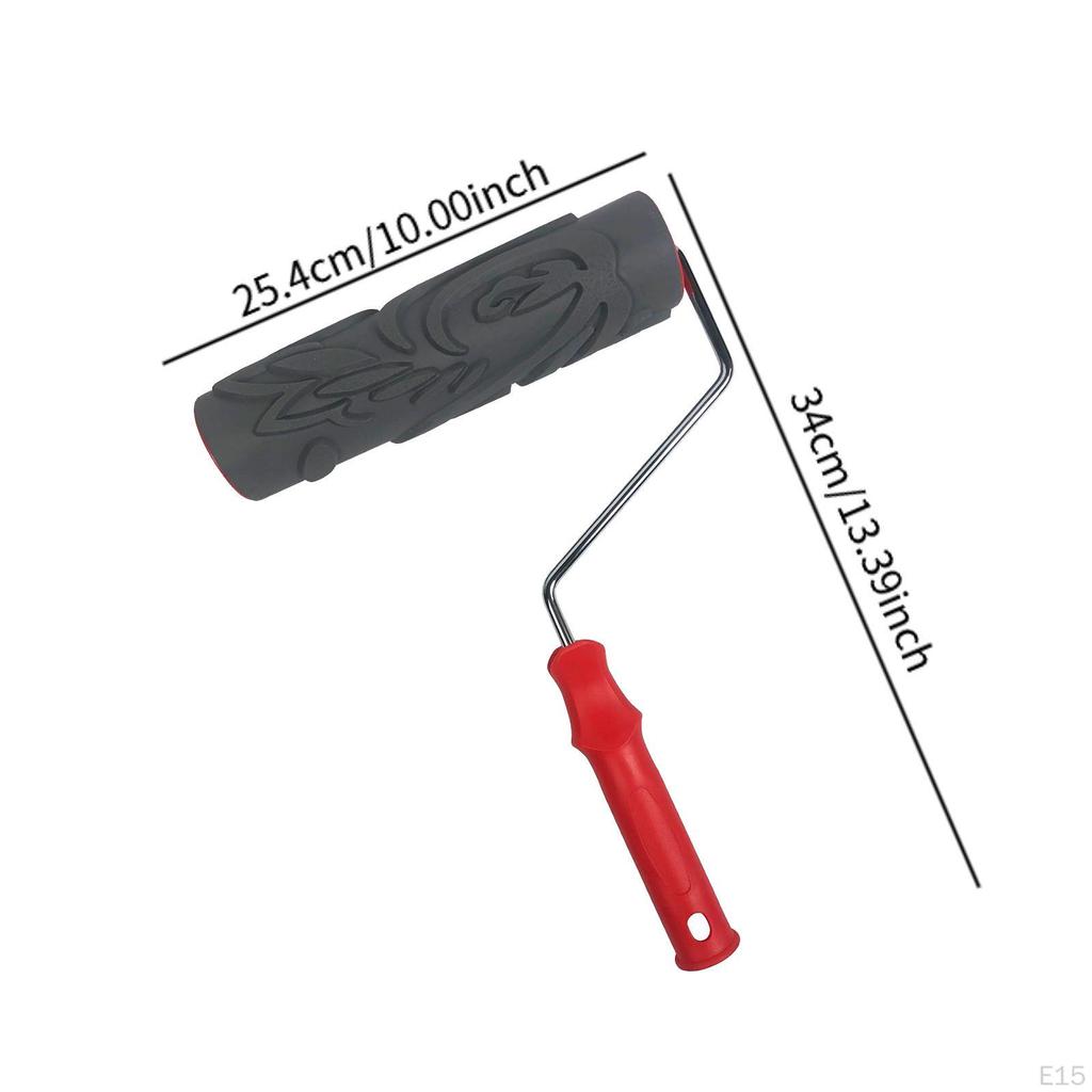 10 Inch Paint Roller Painting Decoration Embossing Texture Rubber Multipurpose