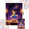 Pinocchio Starry Night Diamond Paint Mosaic Art Painting Kit Handmade DIY Home Decor