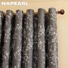 1 шт. NAPEARL Французский антикварный стиль Универсальные шторы с принтом Полностью затемняющие шторы для спальни, гостиной, балкона, окна для домашнего декора