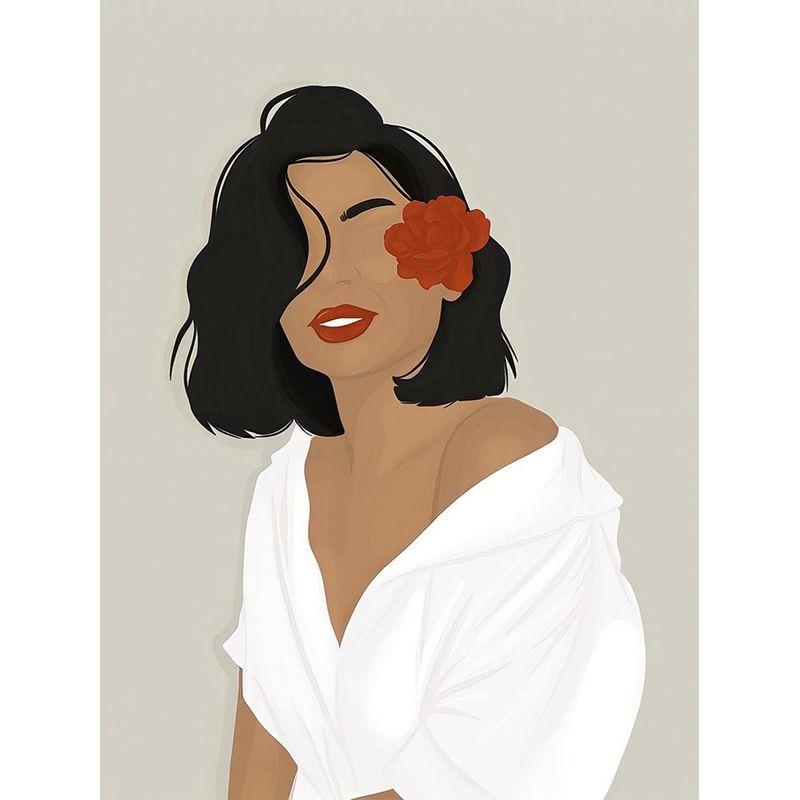 Алмазная вышивка 5d Простая модная алмазная живопись для девочек Мозаичная фигурка вышивка крестом Diy Ремесла Украшение дома 40*5