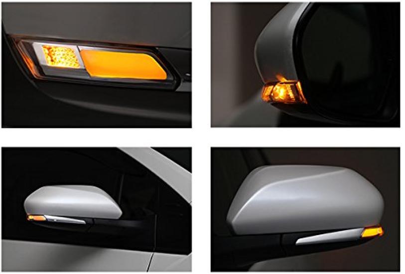 AVEST Вертикальный Повторитель Поворота на Зеркале Заднего Вида с Динамическим Световым Эффектом Синий для Prius 50 Prius и Camry 70 Серии Линзы, Светодиодный, Серия, PHV,