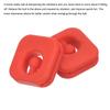 PATIKIL Tennis Vibration Damper 2 Pieces Square Silicone Shock Absorber Racket String Damping for Tennis Racket Red