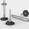 1 пара опорных ножек для мебели, регулируемые телескопические стойки из нержавеющей стали, простая установка, опорные ножки с противоскользящими накладками для кровати, дивана, комода, телевизора