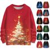 Women's Casual Long Sleeve Woolen Christmas Sweatshirt Fall  Vacation Long Sleeve Pullover