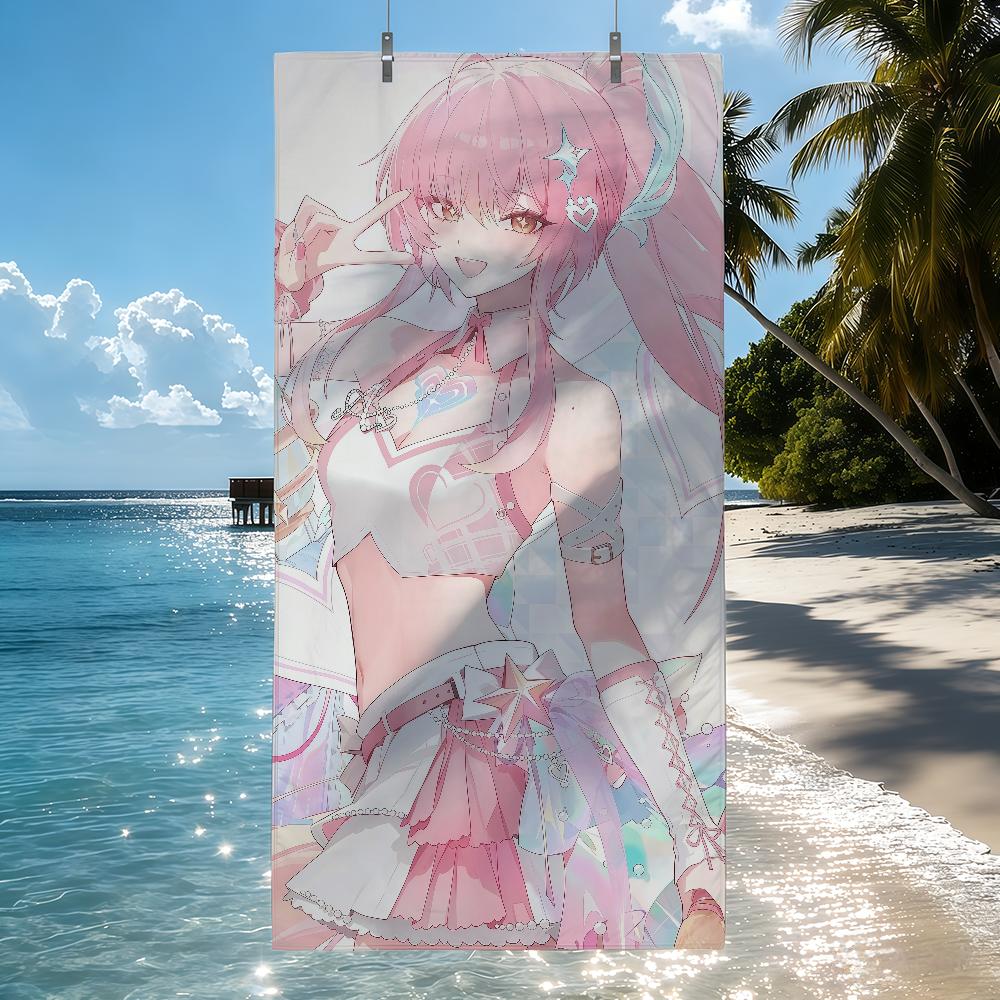 Game Wuthering Waves Aemeath Towel Drying Bath Towel Applicable To Light Swimming Camping Yoga Beach Out