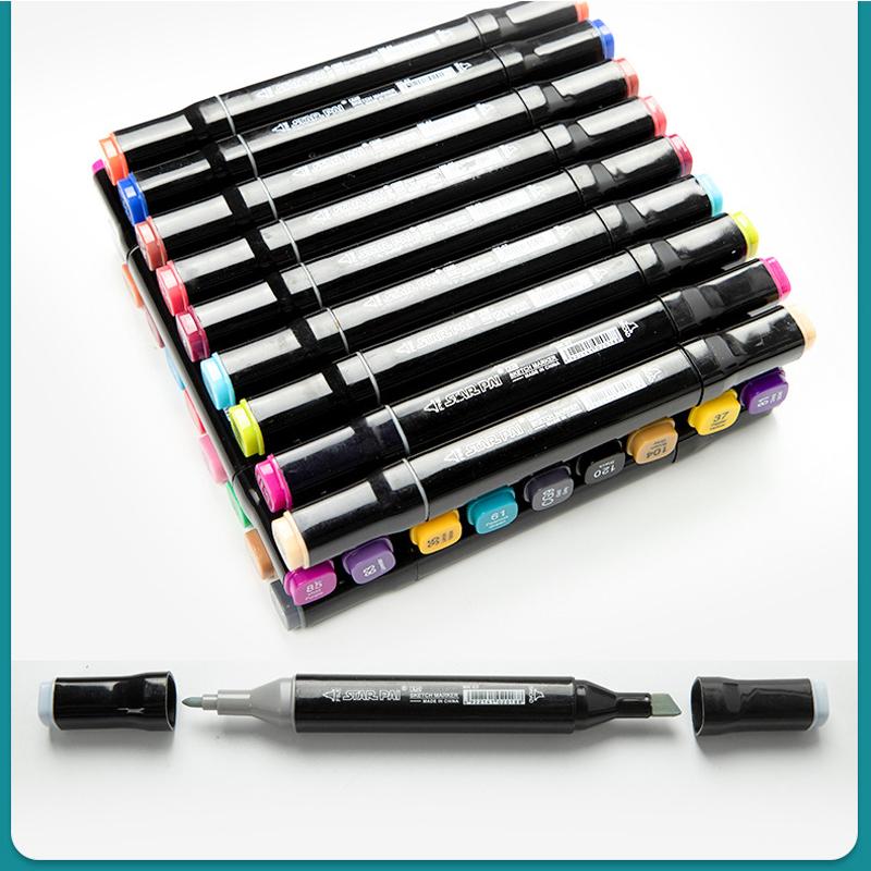 Markers Pen Colors Art Sketch Marker Pens Graphic Manga Anime Markers Graffiti Art Supplies