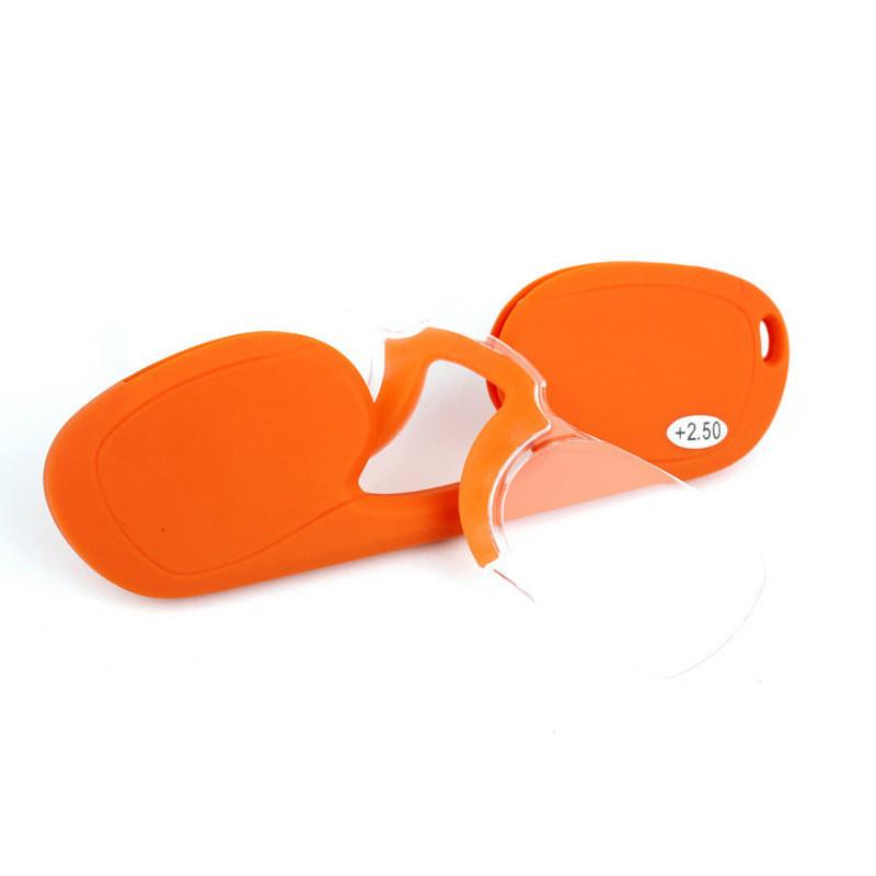 Ultra Reading Thin Glasses Nose Resting Pinching Readers Universal Pod Case