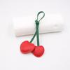 Подвеска-брелок Cherry Knot из красной кожи - ретро-украшения и аксессуары для одежды