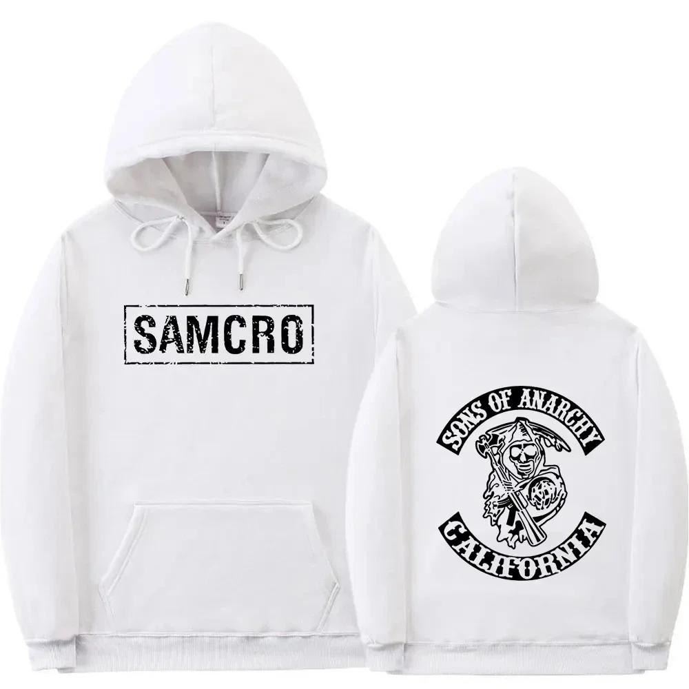 Мужские и женские худи SAMCRO, модный дизайн бренда для осени и зимы, это повседневные и спортивные пуловеры и топы