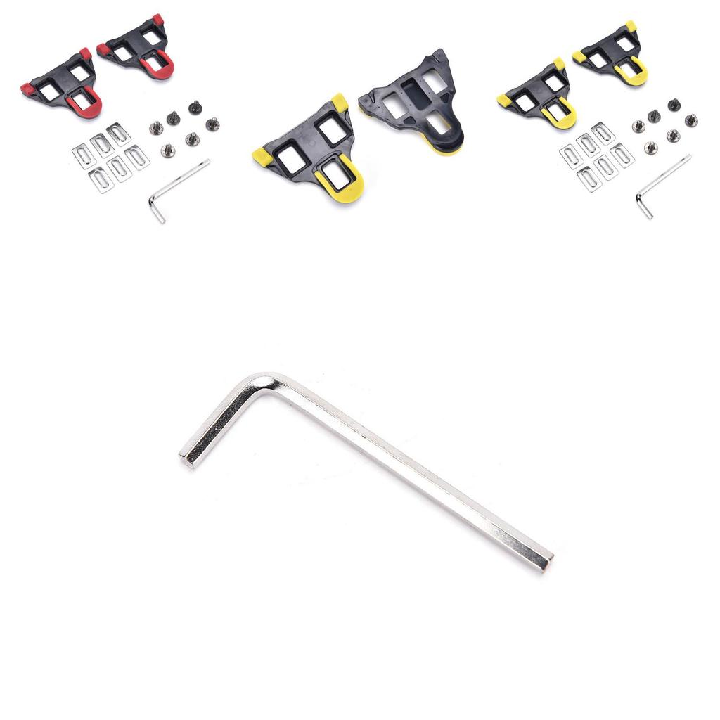 Bike Pedal Cleats With Abs Material For Road Cycling Shoes And Foot Locking