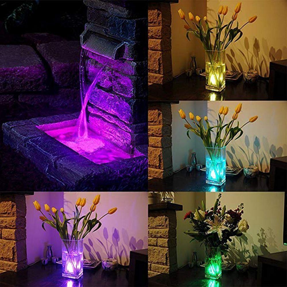 Tub Swimming Pool Aquarium Tea Light Party Decoration Night Lamp Submersible LED Lights Pool Light