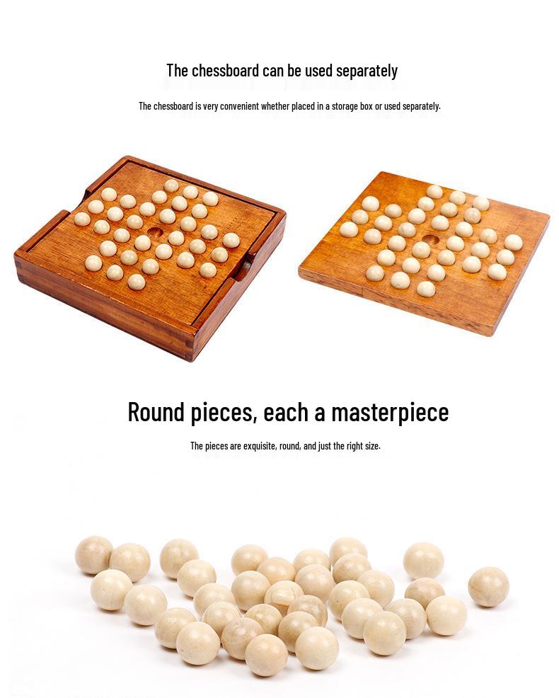 Деревянная детская классическая головоломка «Алмазные шахматы» для раннего развития