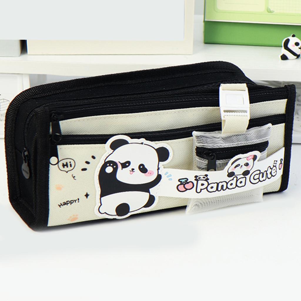Пенал «Панда» большой емкости, сумка для канцелярских принадлежностей, пенал для маркеров, органайзеры для стола для студентов, девочек и мальчиков