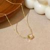 Transport Bead Necklace, Sparkling Pendant, Exquisite and Versatile, Light Luxury, Lulu Tong Collarbone Chain