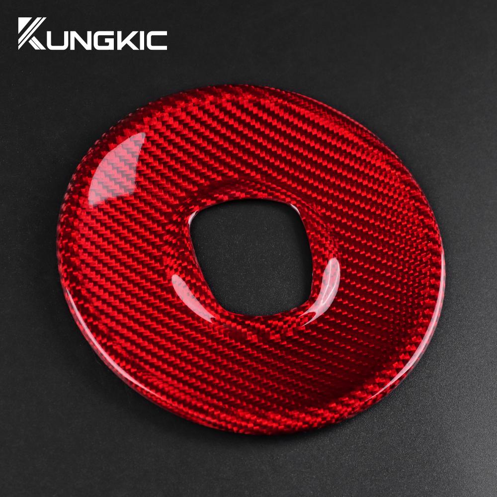 Real Hard Carbon Fiber Sticker For Fiat 500 Abarth 595 695 2008 2009 2010 2011 2012 2013 2014 2015-2025 Interior Accessories