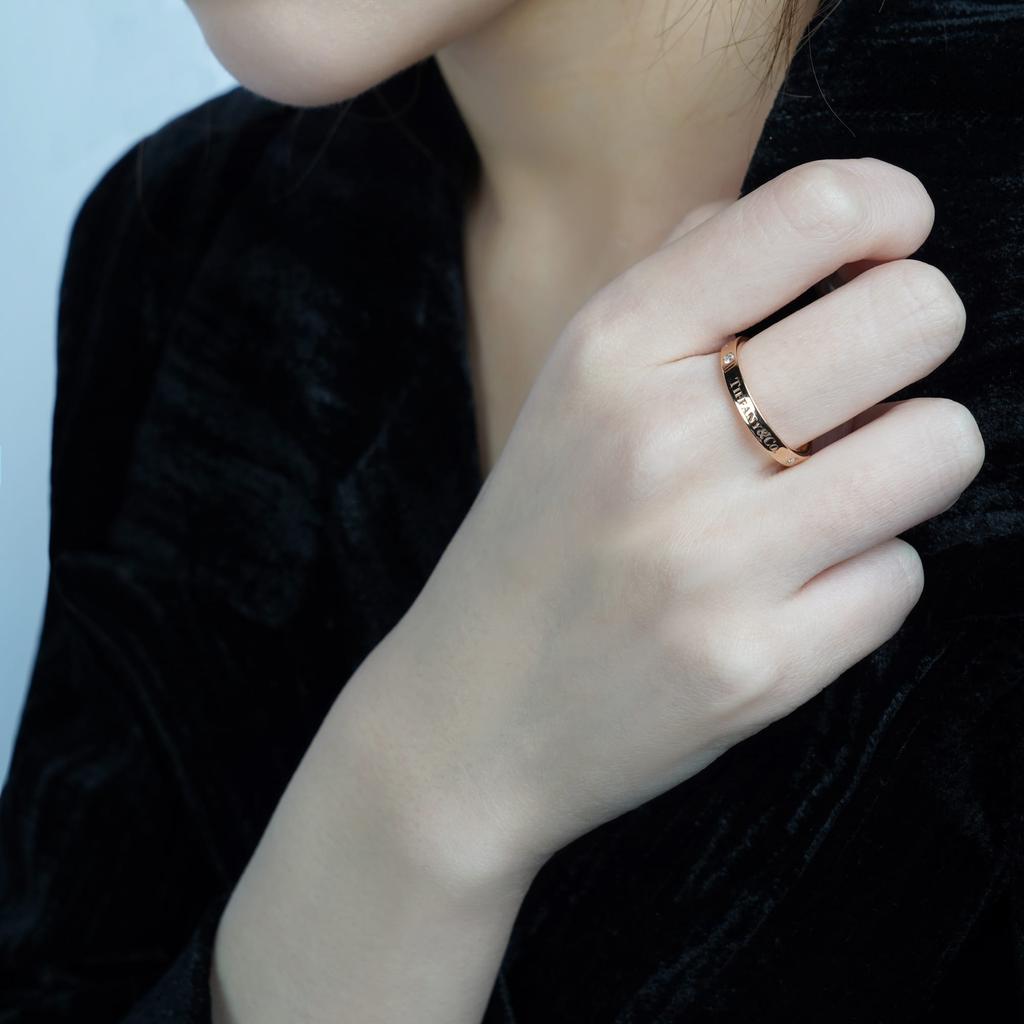TIFFANY & CO. Return To Tiffany 18K Gold Rings Women's Rose Gold GRP05172