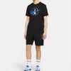 Nike Спортивная повседневная футболка с коротким рукавом для мужчин, черные CZ3577-010