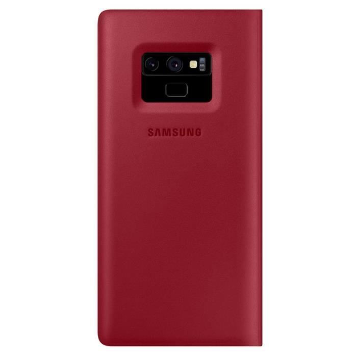 SAMSUNG Flip Wallet cuir Rouge
