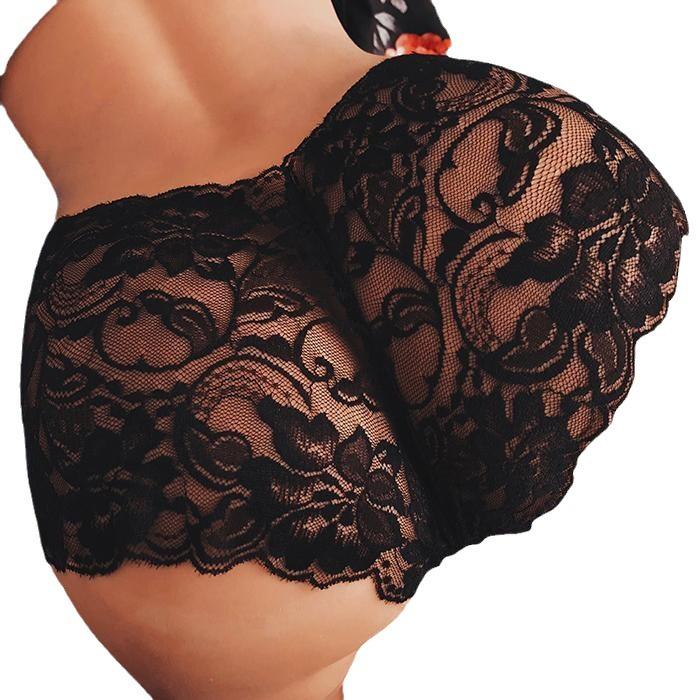 Кружевные трусы-боксеры из Европы и Америки - сексуальные, многоразмерные, стильные для милых девушек