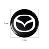 Auto Accessories Car Key Stickers Emblem Car Goods 14MM Remote For Mazda 2 3 4 5 6 7 8 CX5 2 CX3 CX9 MX5 RX8 Axela Demio MS GJI