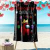 Among Us Print Beach Towel, Large Soft Quick Dry Towel for Beach Camping Swimming