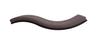 Wave Wooden Cat Shelf 95cm Right Dark Chocolate