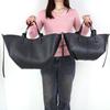 Ladies Large Capacity Underarm Bag Solid Casual Grocery Bag Women PU Leather Chic Shoulder Bag with Purse Commuting Tote Handbag