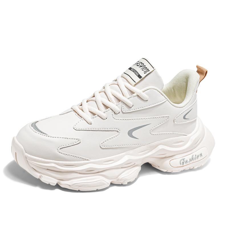 22 spring and summer large size thick-soled lightweight dad shoes outdoor hiking breathable leisure sports trendy shoes