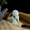 Aquariums Jizo Monk Landscape Hideouts Statue Plastic Aquariums Decorations Art Crafts Habitat Ornaments