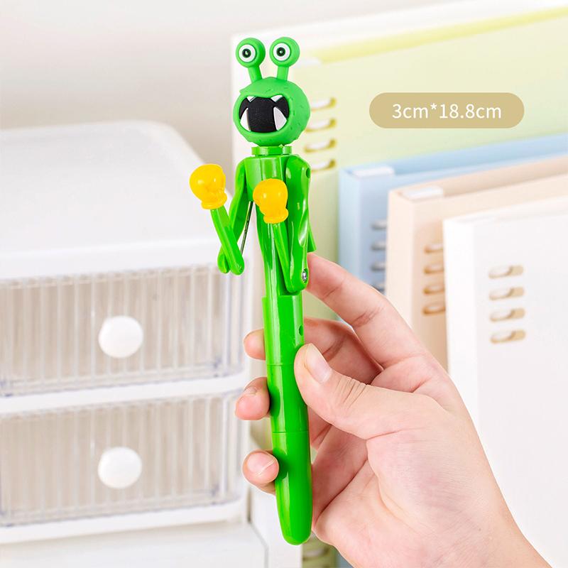 Cartoon Cute Boxing Ballpoint Pen Funny Creative Pumpkin Monster Santa Claus Decompression Pens Student Stationery Gifts