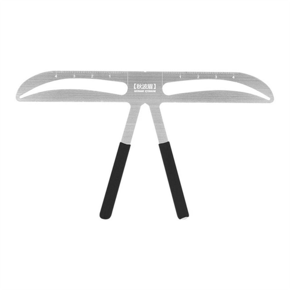 3D Тату-линейка для бровей, Формирователь баланса, Многоразовый инструмент для измерения бровей, Металл, Простой в использовании, Шаблон-трафарет для рисования бровей, Женщины