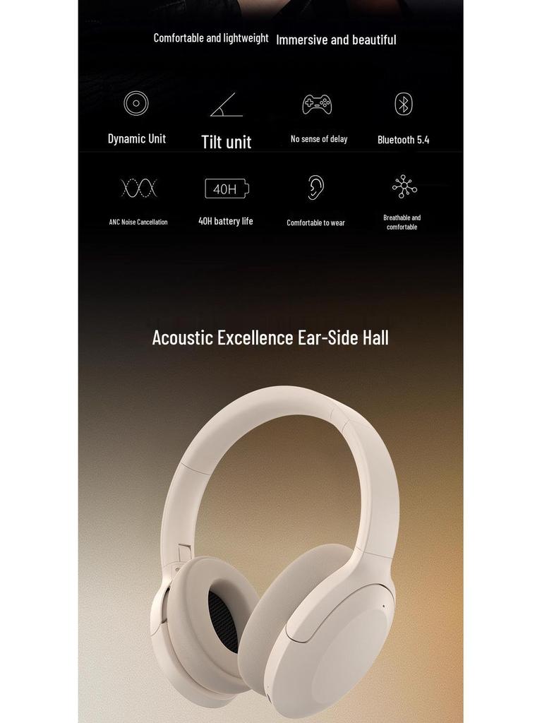 P3965ANC Складные Bluetooth накладные наушники с активным шумоподавлением