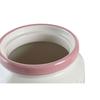 Pot dolomite - DKD Home Decor - Blanc/Rose - Aluminium - 15,5x15,5x21 cm - Lave-vaisselle compatible