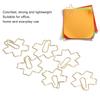 50 Pcs Paper Clips Portable Small Gold Unique Cute Sakura Shape Paper Clip Bookmark Office File Classification Decoration