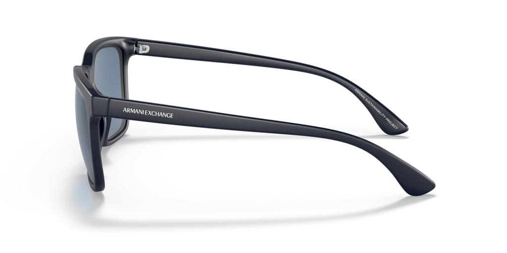 Armani Exchange AX4112SU Matte Blue 55 Men's Sunglasses,