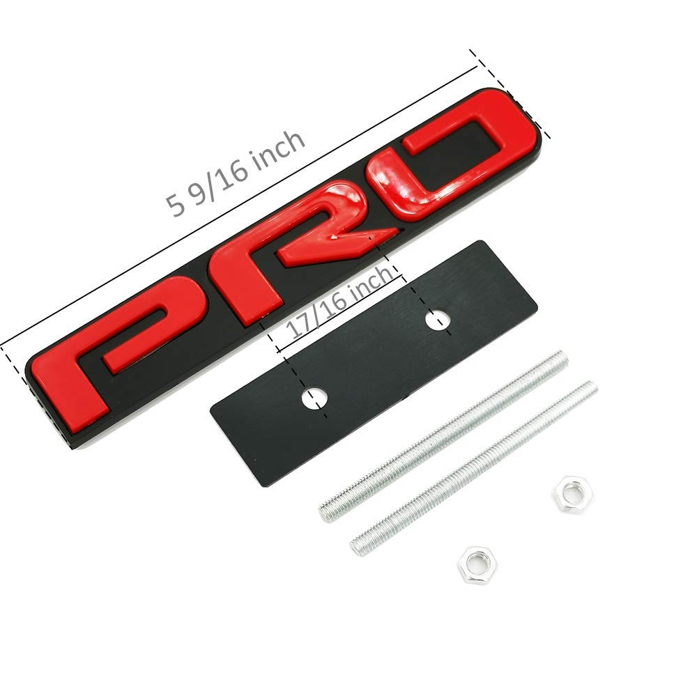 LJTsheng TRD PRO Вставка в решетку радиатора Эмблема Значок 5 9/16" 3D Украшение решетки Шильдик