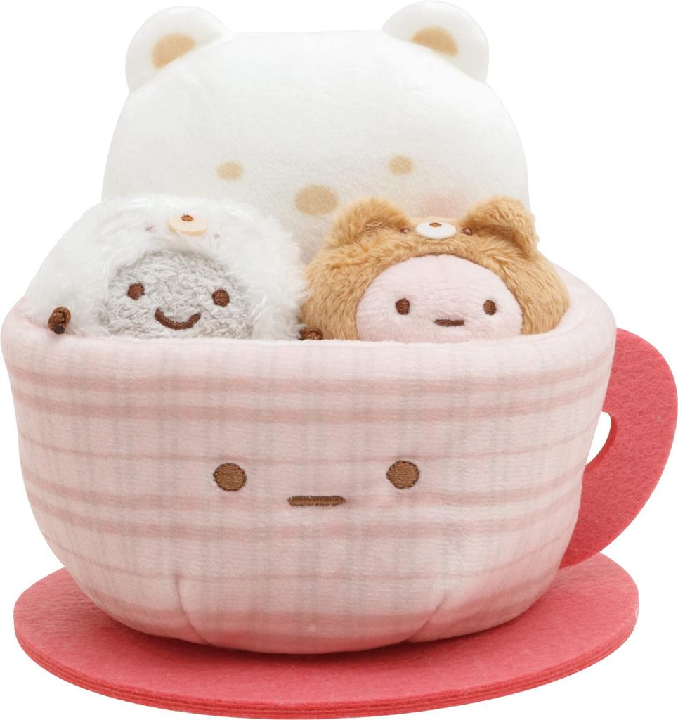 MF87801 Sumikko Gurashi Collection Home Bear Cafe Scene Мягкая игрушка