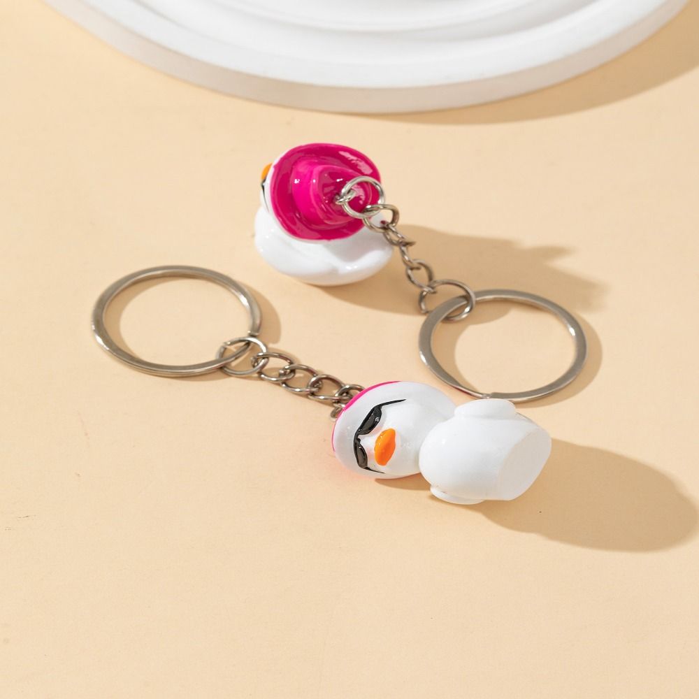 Модный брелок для ключей в виде животного, милый автомобильный держатель для ключей, ювелирные изделия, аксессуары, брелок для ключей в виде утки из мультфильма для женщин